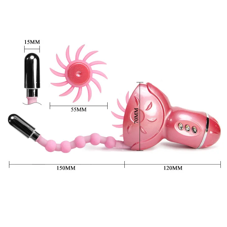 Rolling Fun II Premium Clitoral & Anal Massage Vibrator — Powerful Features for Maximum Sensation