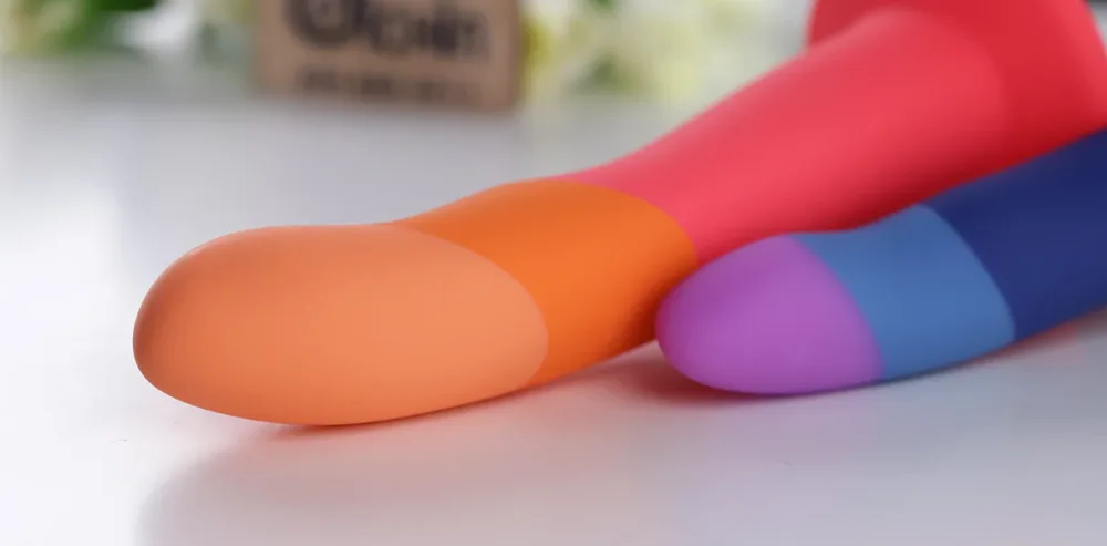 ROMP Wall-Mounted Smooth Silicone Dildo Female Toy — Ergonomic Design for Intense G-Spot Stimulation