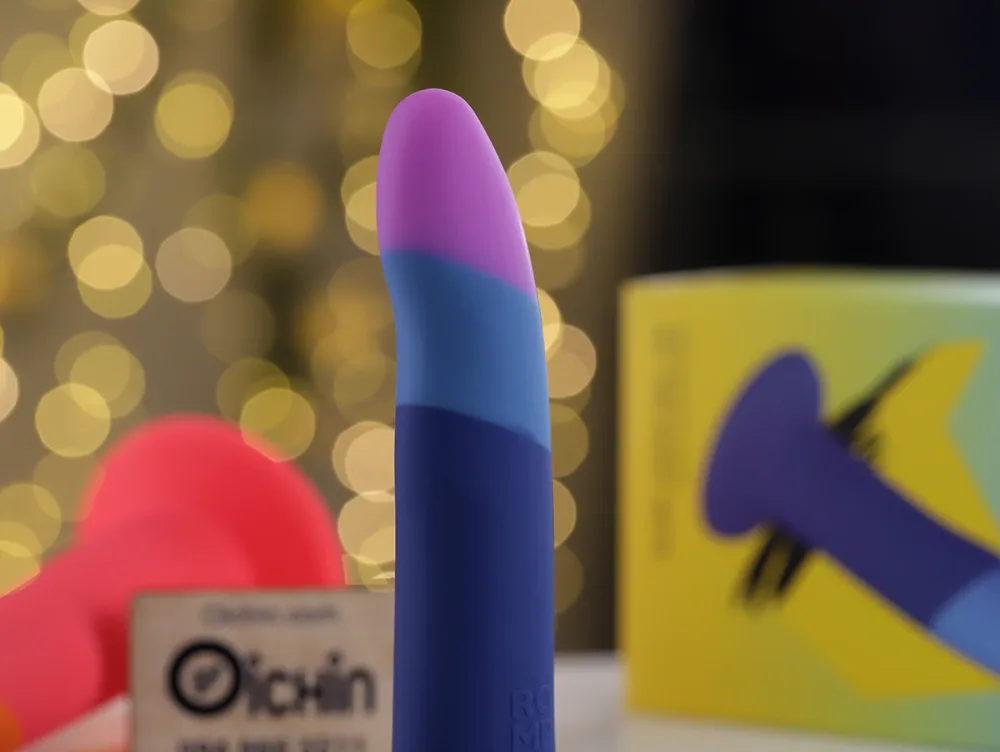 ROMP Wall-Mounted Smooth Silicone Dildo Female Toy — It effortlessly returns to its original shape, offering
