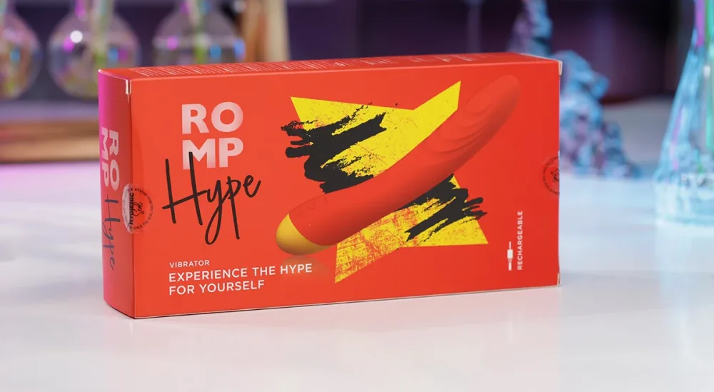 ROMP Hype Ergonomic G-Spot Vibrator 10 Frequency Wave — hình 2