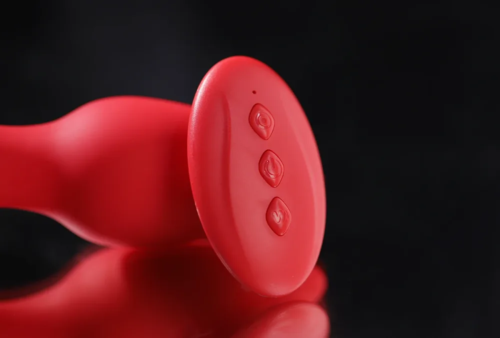 Rose Remote Anal Plug 10 Vibration Modes Silicone Soft — Remote Control for Hands-Free Fun