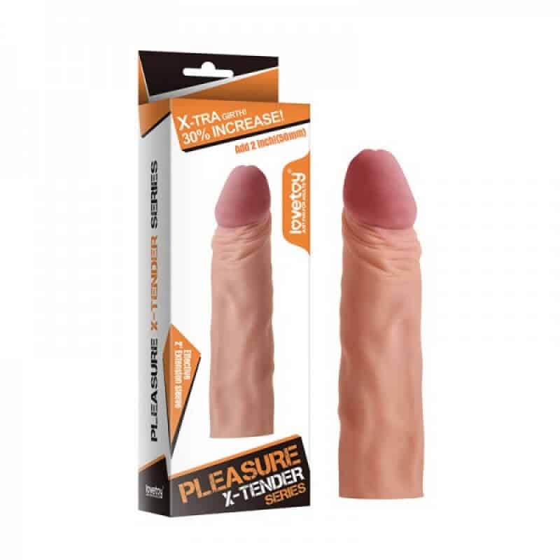 Silicone 3cm Penis Sleeve Enhancer Condom Replacement — hình 8