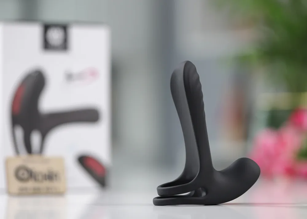 S-HANDE FRANK RCT Dual Ring Remote Controlled Vibrator — High-Quality Materials for Safety and Durability