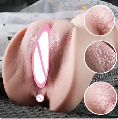 Silicone Heated Realistic Soft Male Masturbator 16cm — hình 6