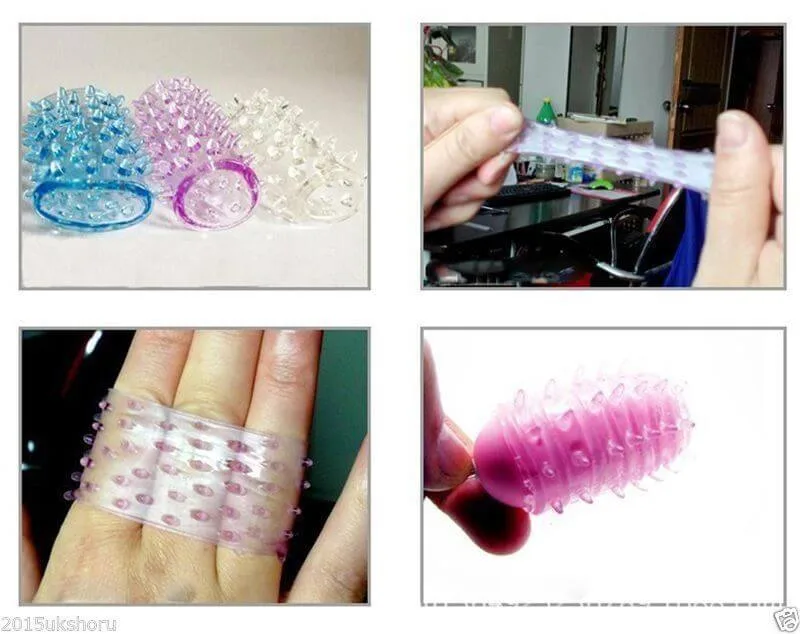 DC10B Spiked Penis Sleeve for Female Sexual Stimulation — hình 6