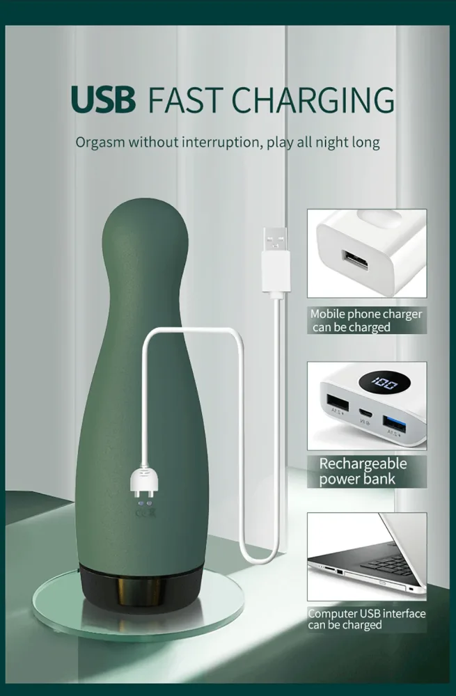 UNIMAT Deep Throat Auto Masturbator 3 Modes — Convenient and Efficient USB Rechargeable Power