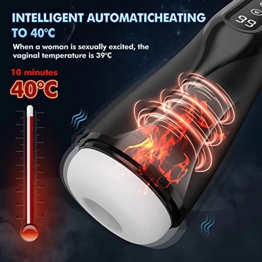Heseks 9 Mode Automatic Masturbation Suction Heating Male — Premium Features for Maximum Pleasure