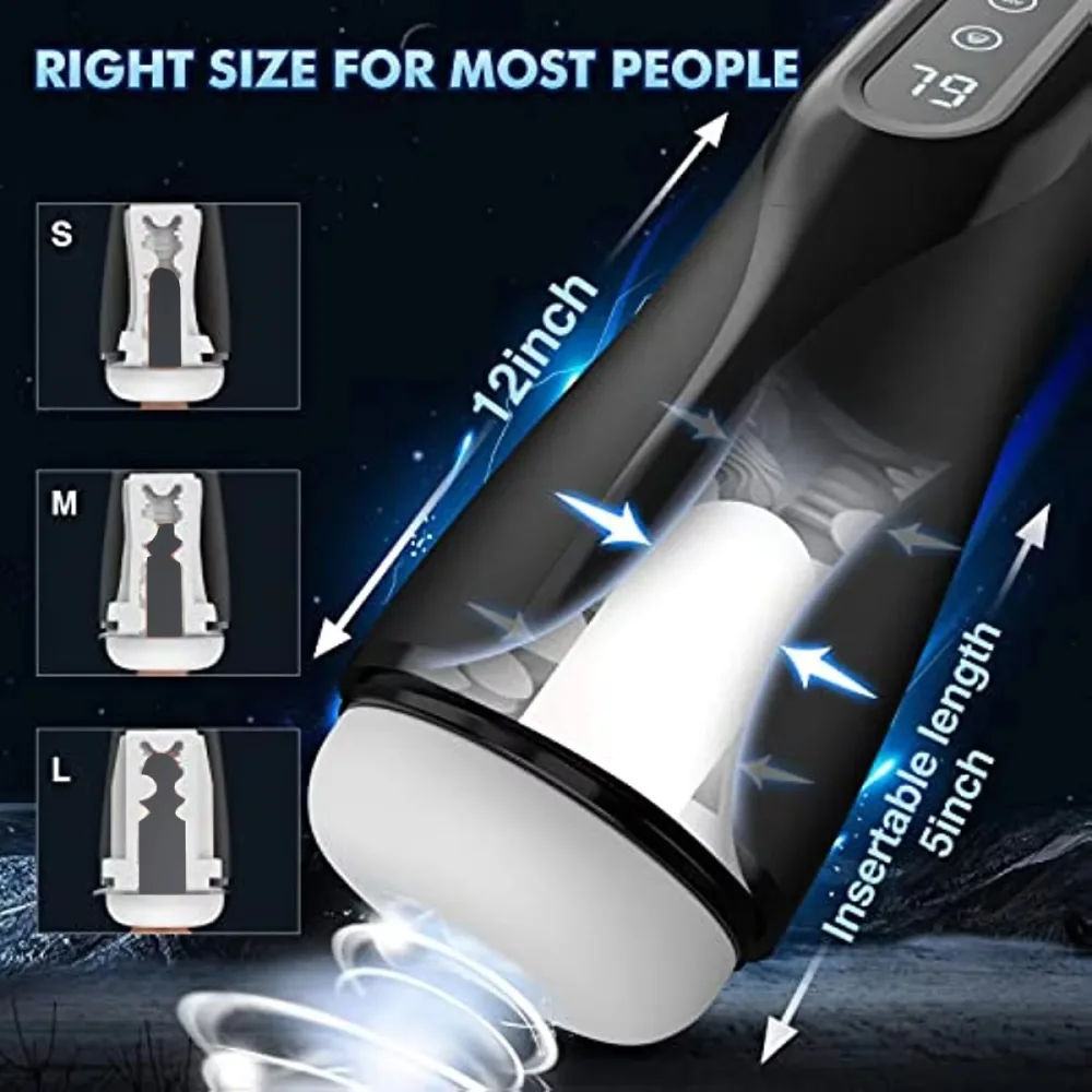 Heseks 9 Mode Automatic Masturbation Suction Heating Male — Product Specifications & Details
