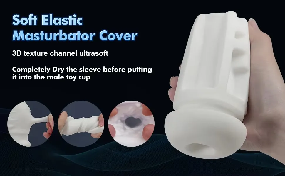 Heseks 9 Mode Automatic Masturbation Suction Heating Male — hình 9
