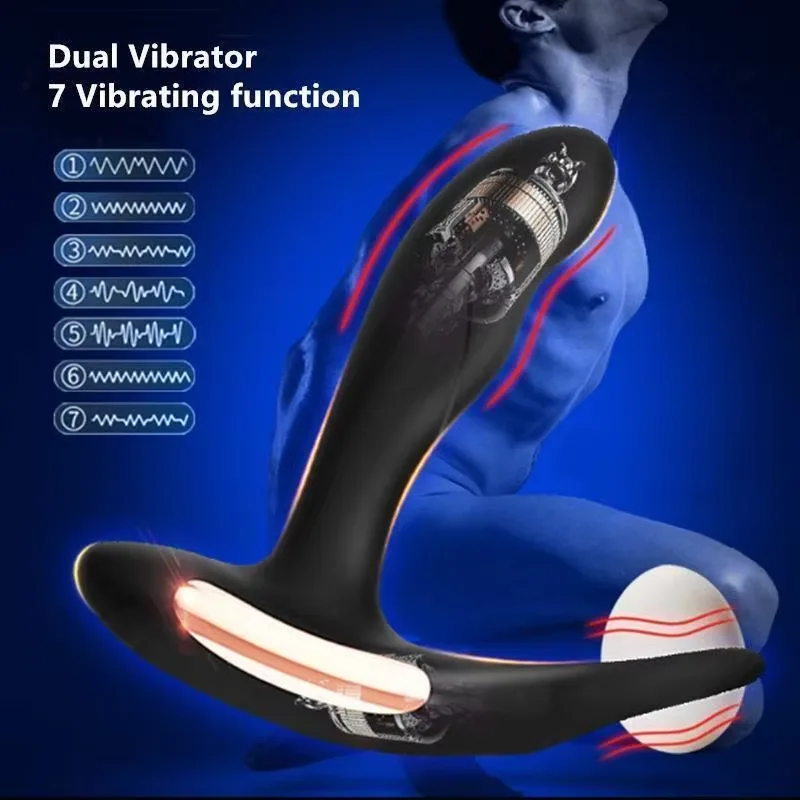 Prostate Massager 5 Rotation 10 Vibration Modes Heating Chip — Advanced Vibration Modes to Suit Every Mood