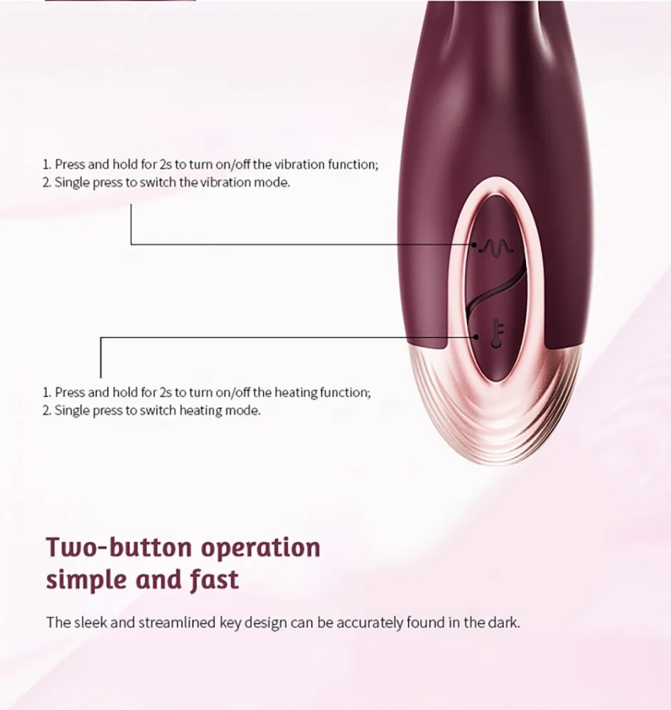 Kelly Dual-Head G-Spot Massager 7-Speed Rechargeable — hình 5
