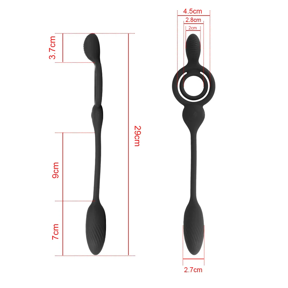 USB Rechargeable Silicone Penis Ring with Remote Anus — Discreet Delivery and Customer Support