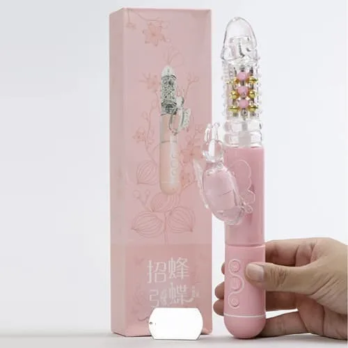 Pink Butterfly multifunctional rotating vibrating dildo — Natural Solution for Female Sexual Health