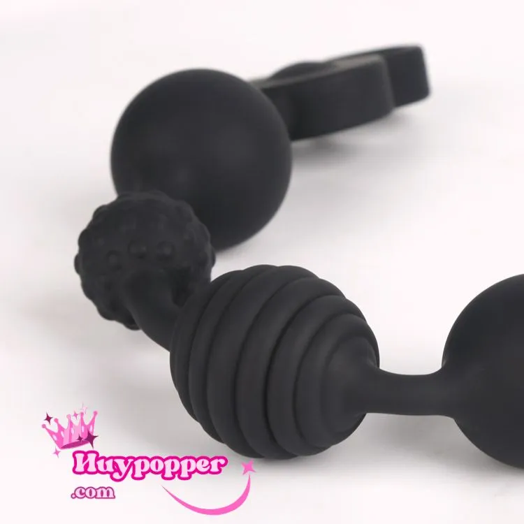 Powerful 3-Motor Anal Beads Strong Vibrating Stimulation — hình 5