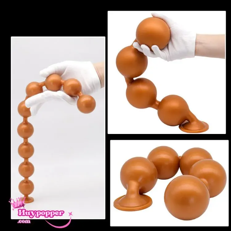 Soft Silicone Anal Beads for Ultimate Pleasure — hình 3