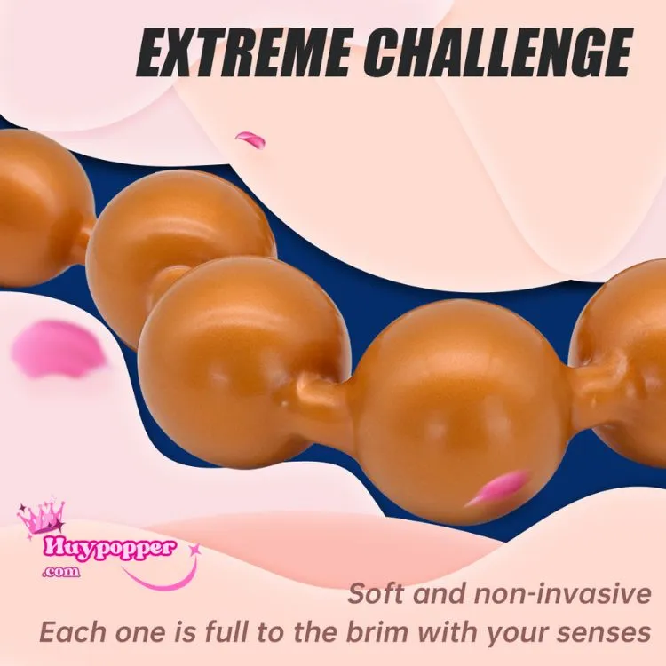 Soft Silicone Anal Beads for Ultimate Pleasure — Product Specifications