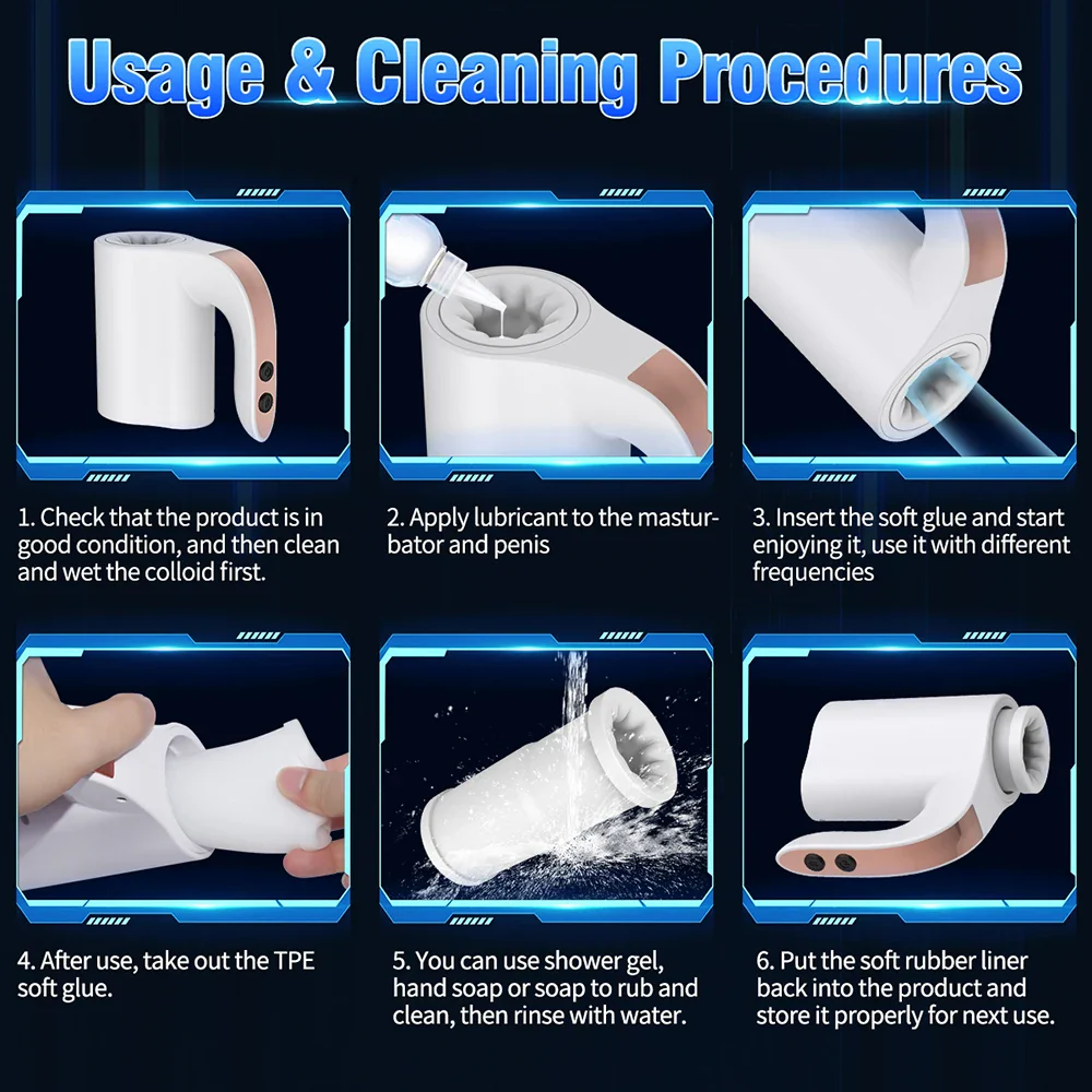 Man Nuo 10-mode Rotating Vibrating Masturbation Cup — hình 12