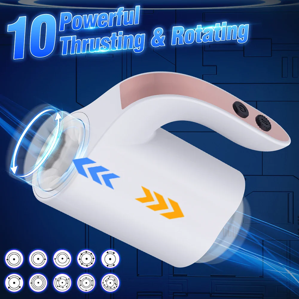 Man Nuo 10-mode Rotating Vibrating Masturbation Cup — hình 13