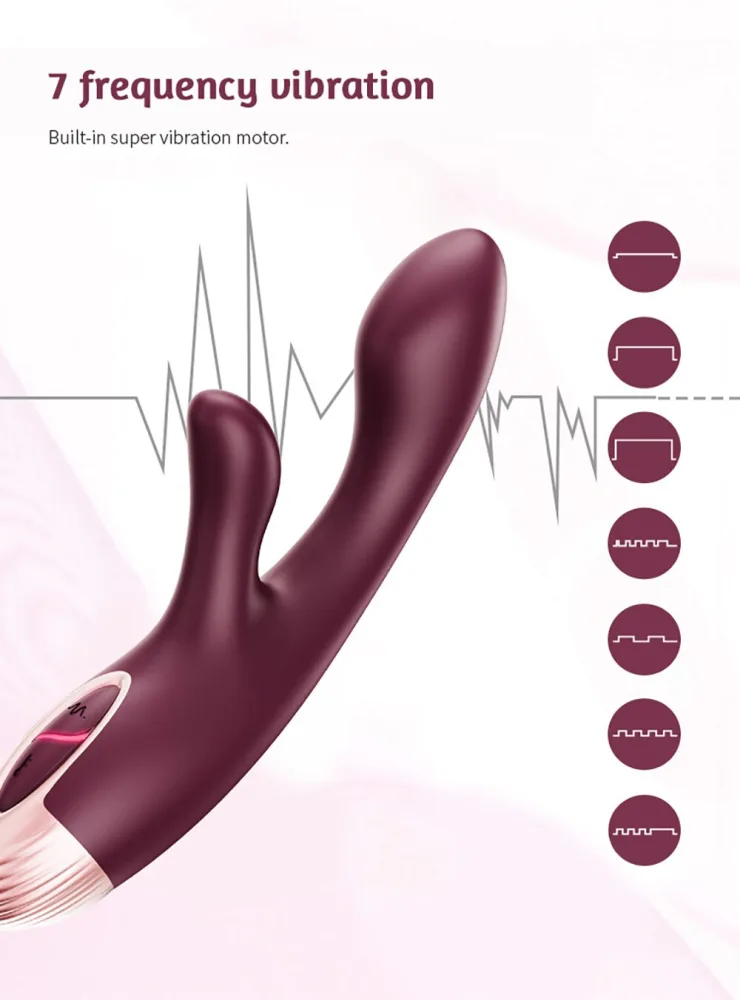 Kelly Dual-Head G-Spot Massager 7-Speed Rechargeable — User-Friendly and Safe for All