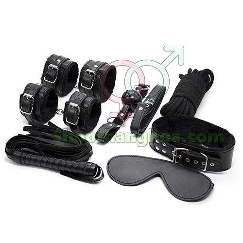 DBD001 BDSM 7-Piece Set Couple’s Sensual Play Kit Unique — Designed for couples seeking to enhance pleasure and