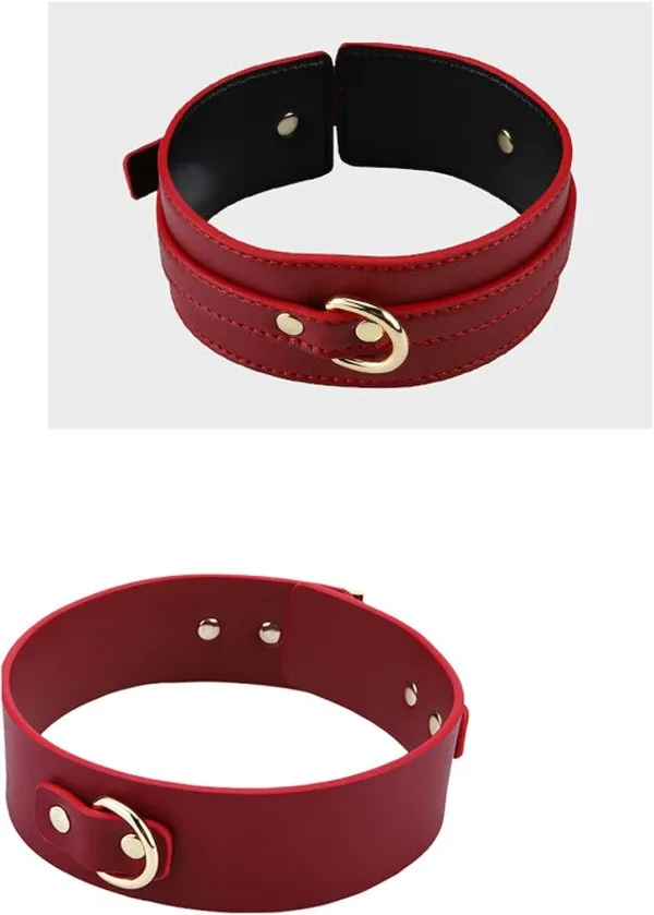 High Quality Leather BDSM Bondage Set with Storage Bag US — hình 4