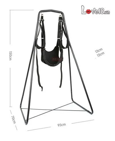 Acacia 3-in-1 Steel Love Swing Recliner Strong Support — Easy Assembly and Space-Saving Convenience