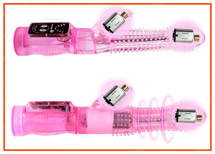 Textured Vibrating Realistic Dildo for Women Multi — hình 5