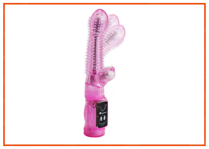 Textured Vibrating Realistic Dildo for Women Multi — hình 4