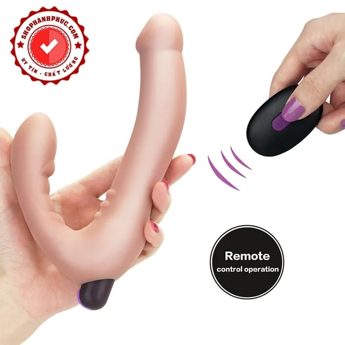 Joy Dual-Head Strapless Silicon Vibrating Sexy Toy for — Over 10 vibration patterns with variable frequencies
