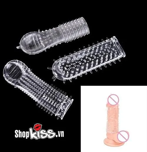 5pcs Transparent Textured Penis Sleeves Soft Silicone — Superior Features for Unmatched Sensation