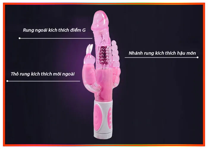 SHP603 Triple Branch Rotating Vibrator Powerful Male Toy — Why Choose This Dildo?