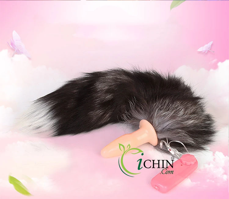 Silicone Fox Tail Anal Vibrator Powerful Dual Color Soft — Premium Quality & Sensual Design