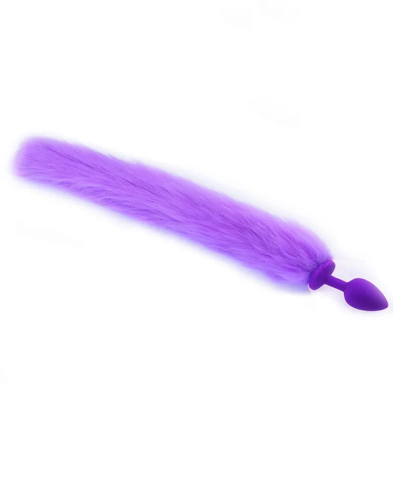 Silicone Fox Tail Anal Plug Sexy Cosplay Soft Tail — hình 3