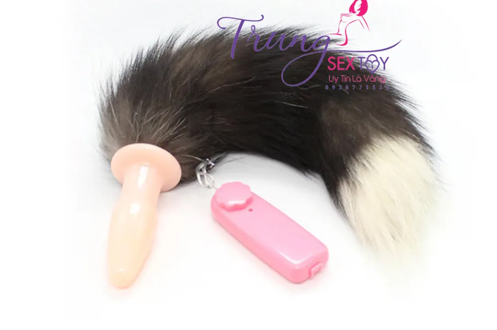 Silicone Fox Tail Vibrating BDSM Toy for Couples — Safe Anal Play for Deeper Pleasure