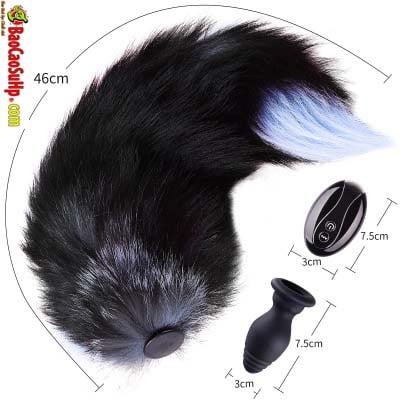 Rory Silicone Fox Tail Remote Controlled Anal Plug — Key Specifications of the Rory Silicone Fox Tail Anal Plug