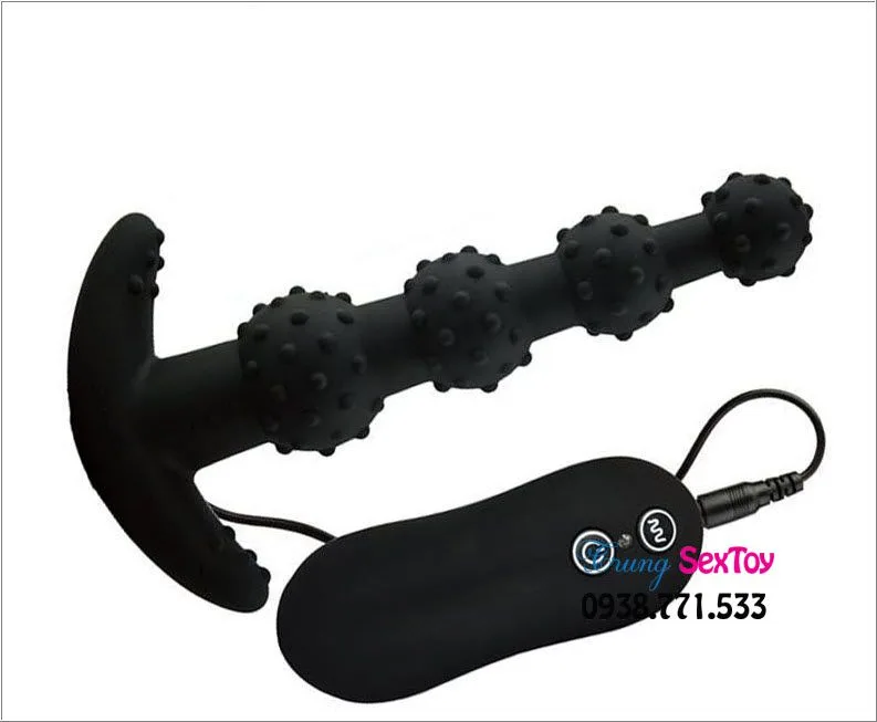 Anal Spiked Sextoy with Remote Vibration Stimulator Pleasure — Premium Design and Materials