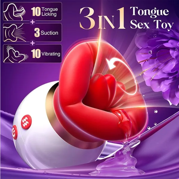 3-in-1 Rose Licking Suction Vibrating Clitoral Stimulator — Benefits You Will Love