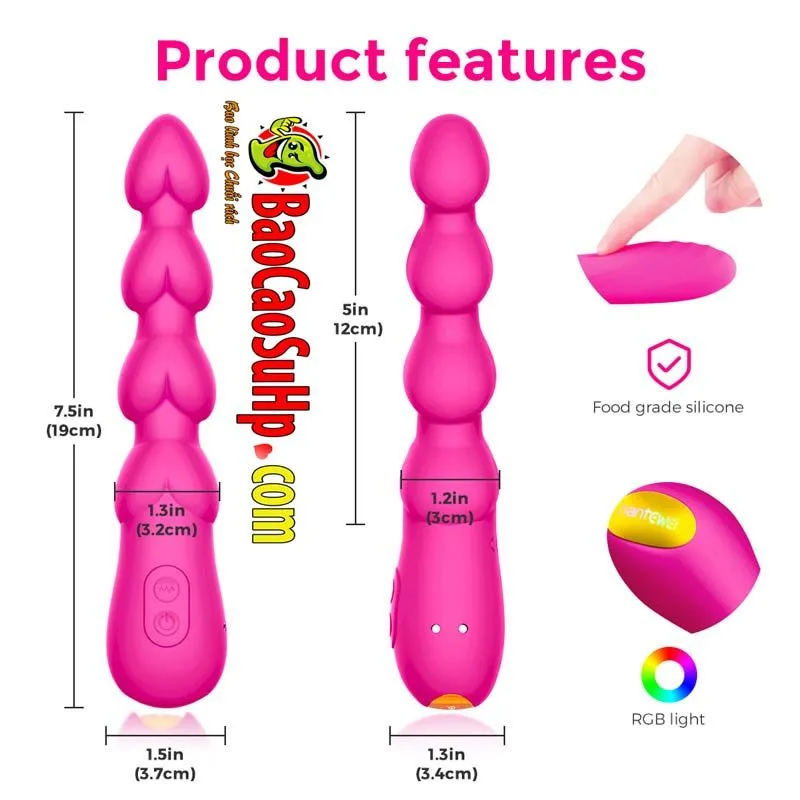 Super Shock 2in1 Anal Vaginal Vibrator Stimulating Toy — hình 3