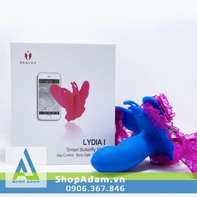 Realov Lydia Bluetooth App-Controlled Female Butterfly Vibrator