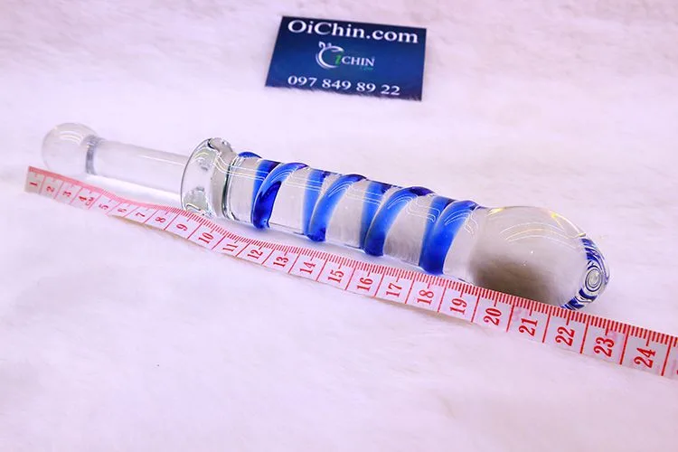 Glass Spiral Handle Anal Stimulator Smooth Safe Adult Sex — It’s an ideal tool for couples looking to enrich their
