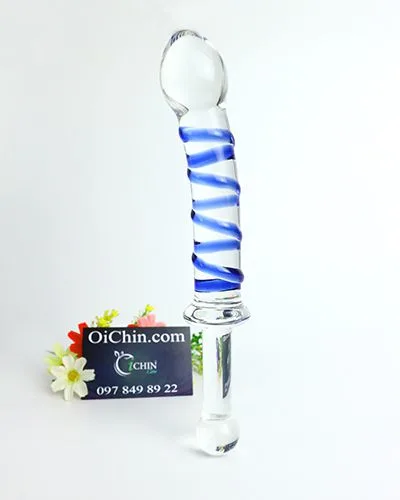 Glass Spiral Handle Anal Stimulator Smooth Safe Adult Sex — Elegant, Functional Design with Details That Matter