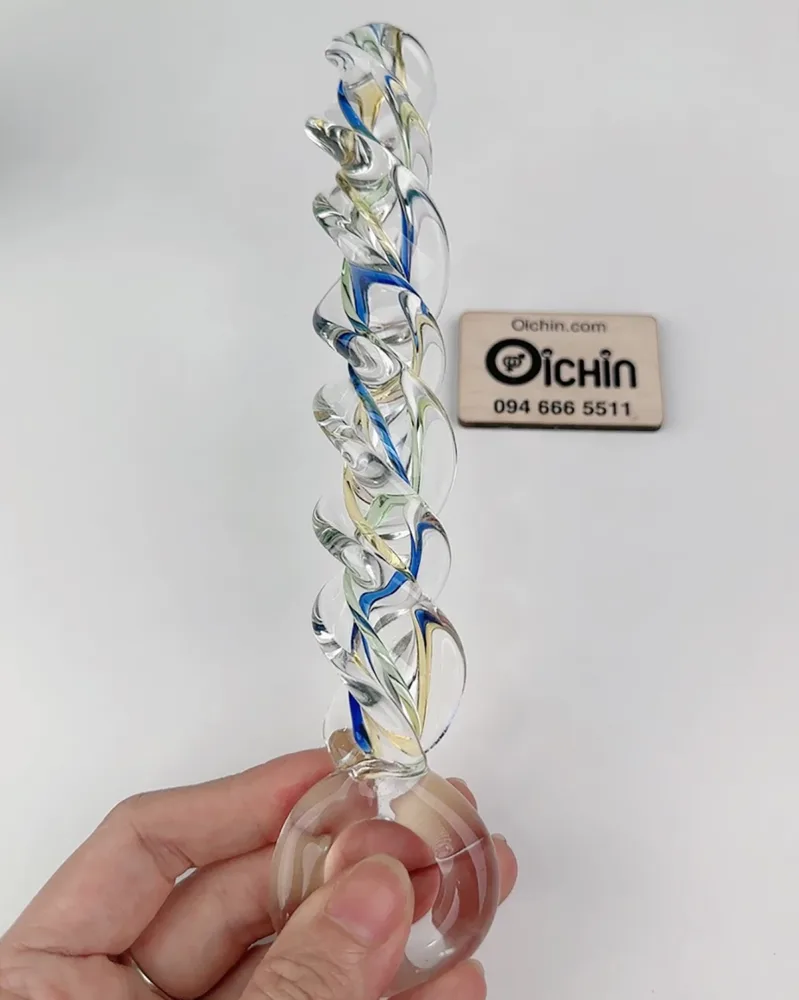 Glass Spiral Anal Vibrator Sensual Pleasure Strong — Elegant & Durable Glass Material