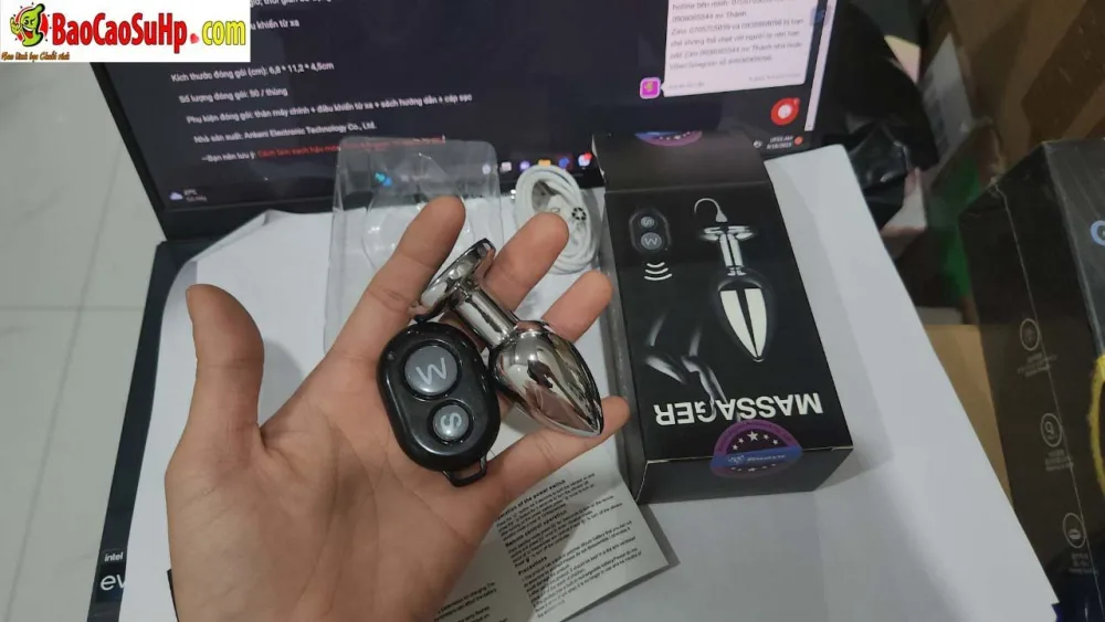 Shina Vibrating Anal Plug Strong Pulsating Stimulation — hình 5