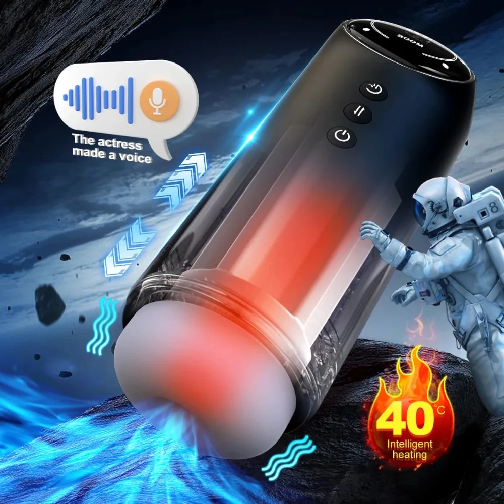 Pro Space 3D Realistic Vibrating Heating Suction Sound Male — Premium Materials & Design Quality