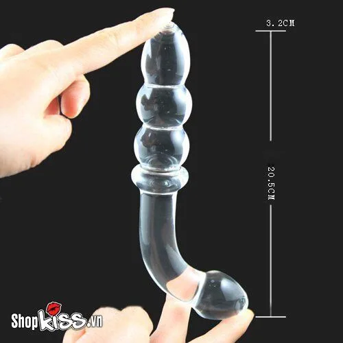 Clear Glass Anal Stimulator Butt Plug Massage Toy — Versatile Features and Elegant Appeal