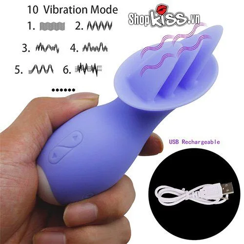 Tongue Lick G-Spot Clitoral Vibrator Pink Silicone Powerful — Perfect for Couples and Solo Use