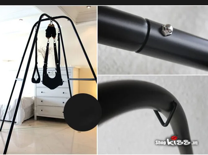 Love Sling Erotic Positioning Metal Frame Couples Play — Multiple Exciting Features for Intense Pleasure