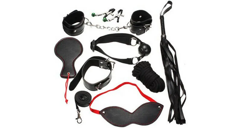 Vegabond8pcsBondageSetHighQualityAdultToys — Premium 8-Piece BDSM Set for Men and Women