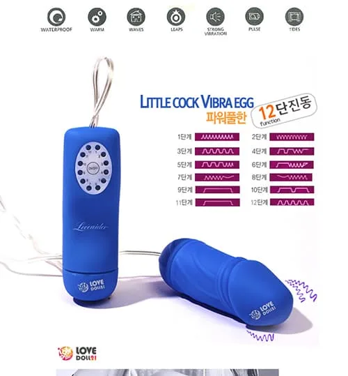 Loveador Blue Vibrating Egg Male Female Couples Toy — Superior Stimulation for Maximum Enjoyment