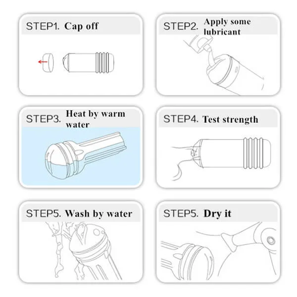 AD13 Silicone Ultimate Realistic Male Masturbation Cup — hình 6